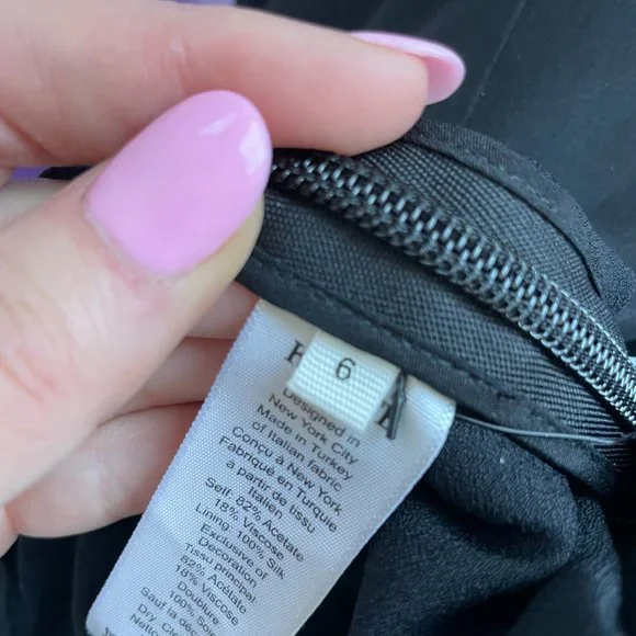 Khaite Shawna Ruched Satin Crepe Midi Dress Black High Slit Square Neckline - Picture 6 of 15